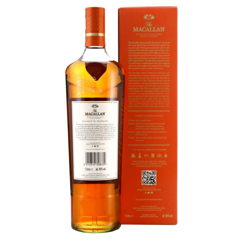 Macallan Aurora Single Malt Whisky 1 Litre - Image 3
