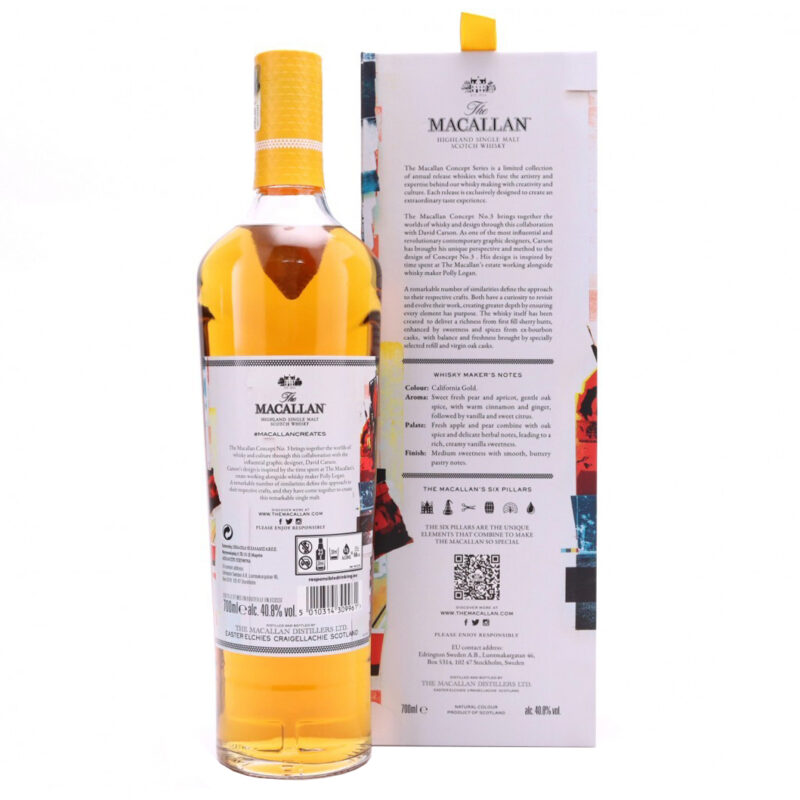 Macallan Concept Number 3 David Carson Single Malt Whisky - Image 3