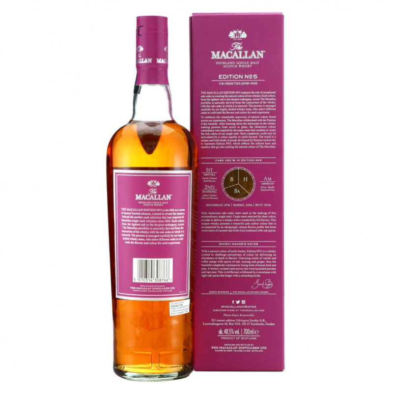 Macallan Edition No 5 Single Malt Whisky - Image 3