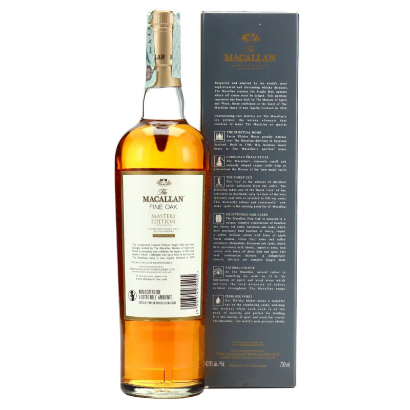 Macallan Fine Oak Masters Edition 2007 Single Malt Whisky - Image 3