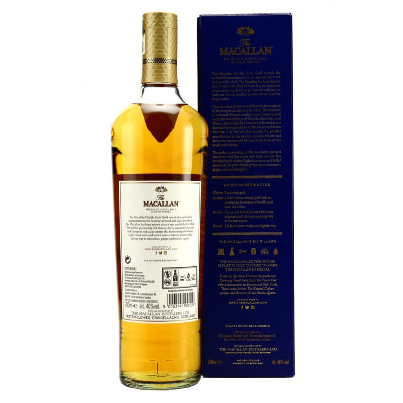Macallan Gold Double Cask Single Malt Whisky - Image 3