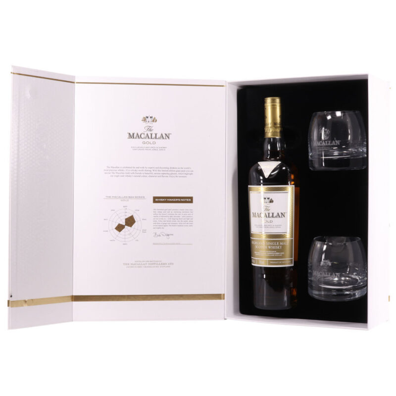 Macallan Gold & Glasses 1824 Series Limited Edition - Image 3