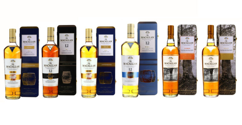 Macallan Limited Edition Tin Box Set 6 Bottles - Image 3