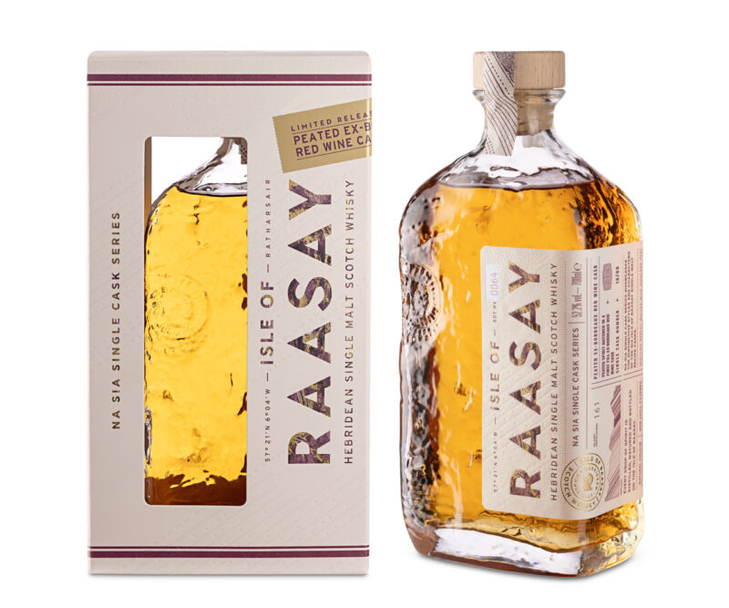 Isle of Raasay, Peated Ex-Bordeaux Red Wine Single Cask