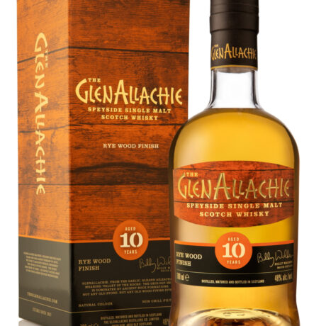 GlenAllachie 10 Year Old, Rye Wood Finish