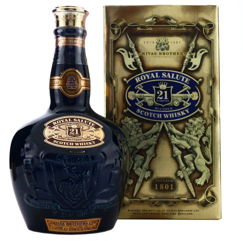 Chivas Royal Salute 21 Years Old The Blue Wade Flagon 1L - Image 2