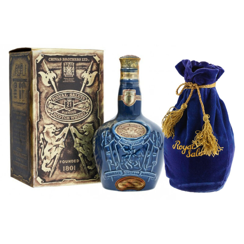 Chivas Royal Salute 21 Years Old The Blue Spode Flagon 750ml - Image 2