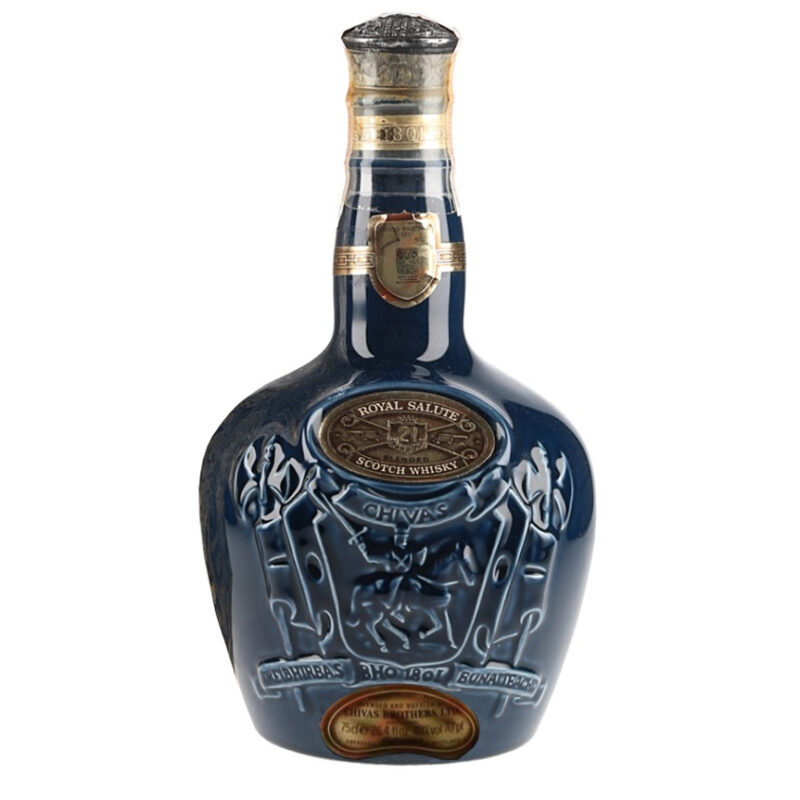 Chivas Royal Salute 21 Years Old The Blue Spode Flagon 750ml - Image 3