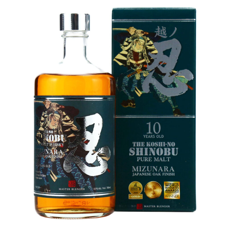 Shinobu 10 Years Old Mizunara Pure Malt Japanese Whisky - Image 2