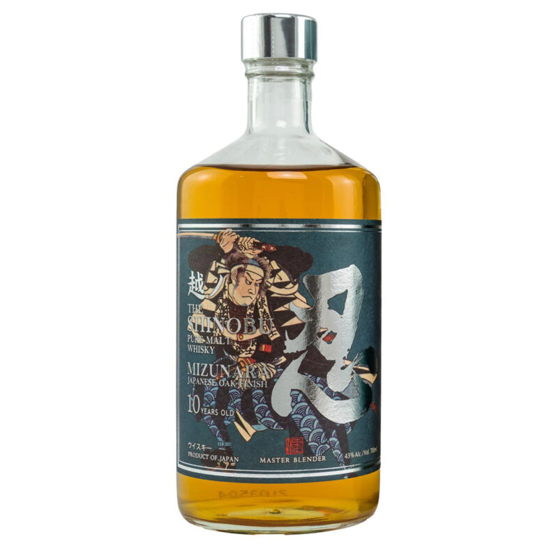 Shinobu 10 Years Old Mizunara Pure Malt Japanese Whisky - Image 3