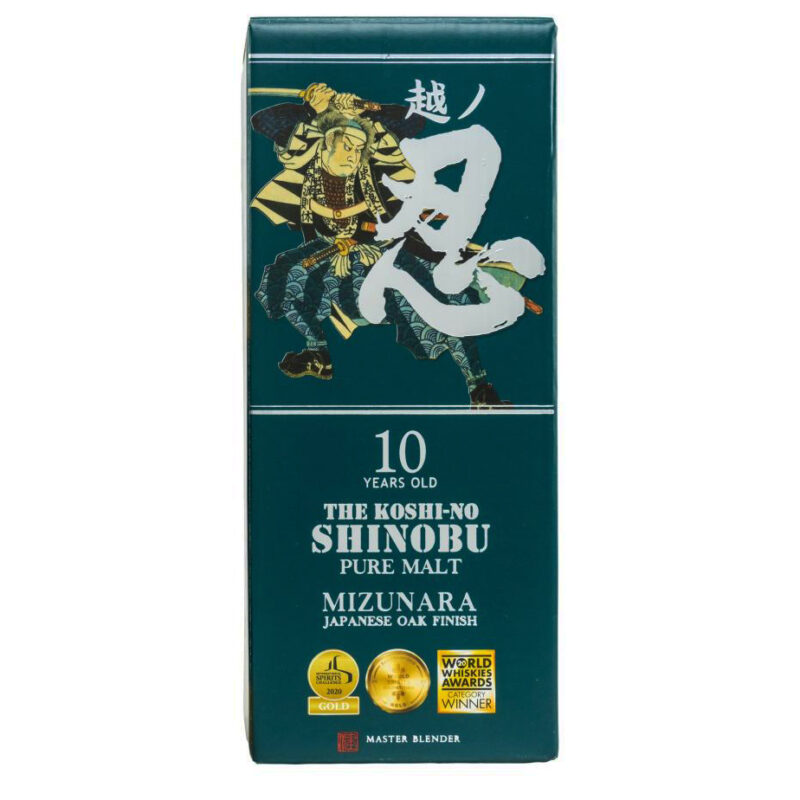 Shinobu 10 Years Old Mizunara Pure Malt Japanese Whisky - Image 4