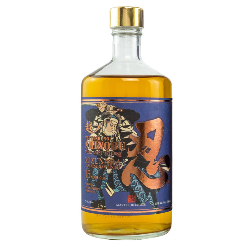 Shinobu 15 Years Old Mizunara Pure Malt Japanese Whisky - Image 3
