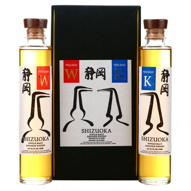 Shizuoka Prologue K & Prologue W Tasting Set 2 x 200ml Single Malt Japanese Whisky - Image 2