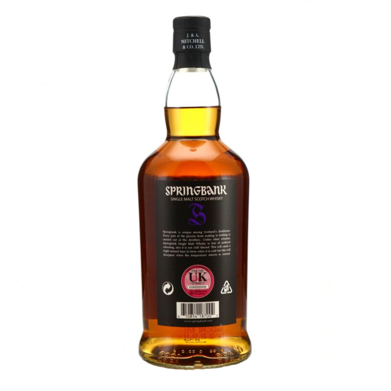 Springbank 18 Year Old 2022 Release Single Malt Whisky - Image 3