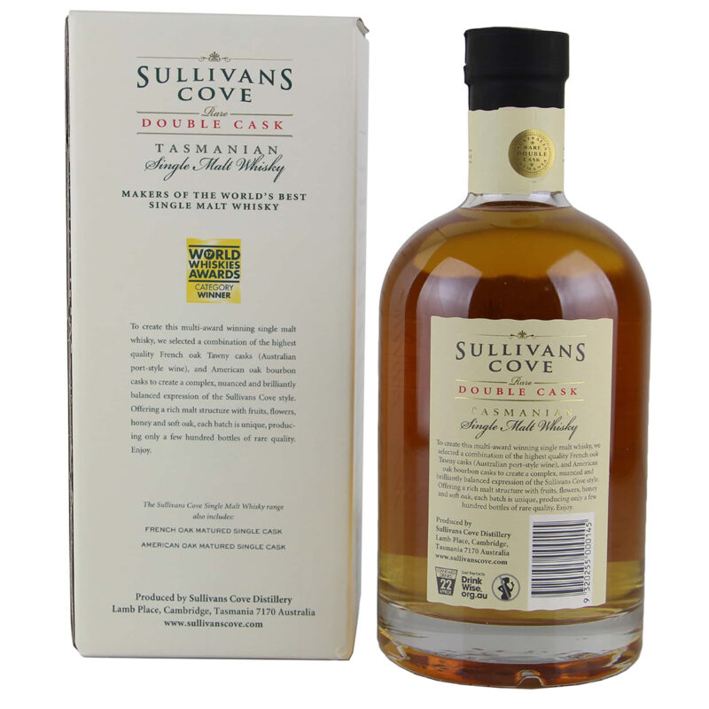 Sullivans Cove DC096 10 Year Old Double Cask 2007 Single Malt Whisky - Image 3