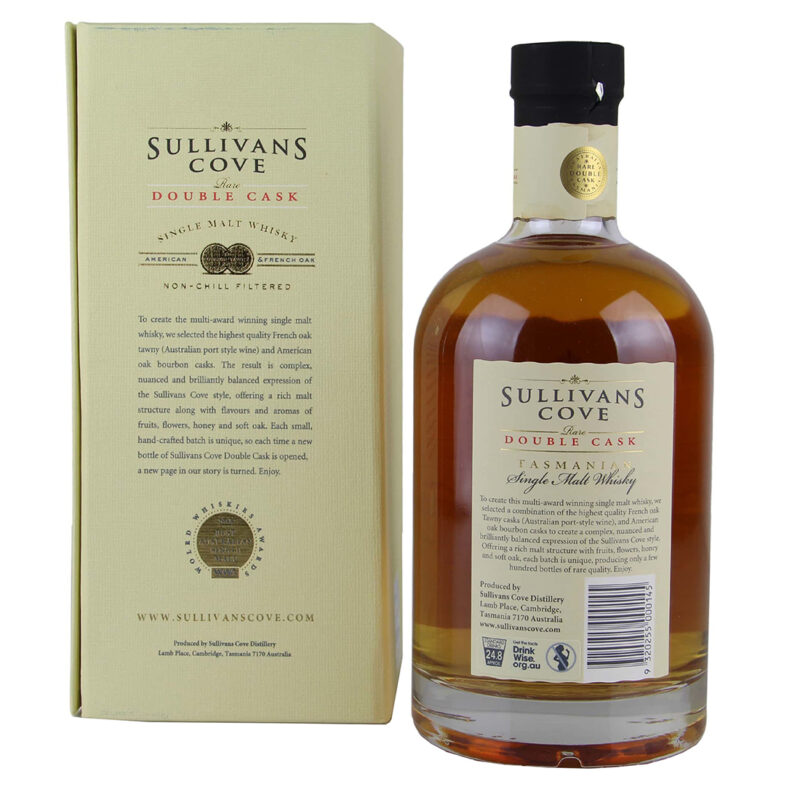 Sullivans Cove DC103 11 Year Old Double Cask 2008 Single Malt Whisky - Image 3