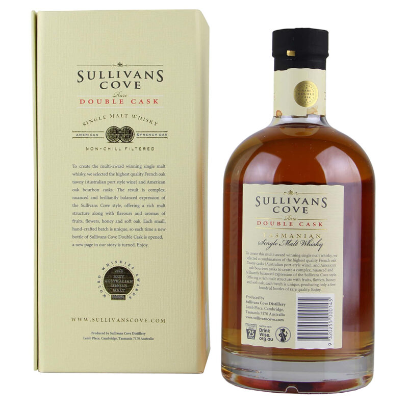 Sullivans Cove DC104 11 Year Old Double Cask 2008 Single Malt Whisky - Image 3