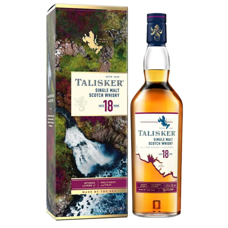 Talisker 18 Year Old Single Malt Whisky - Image 2