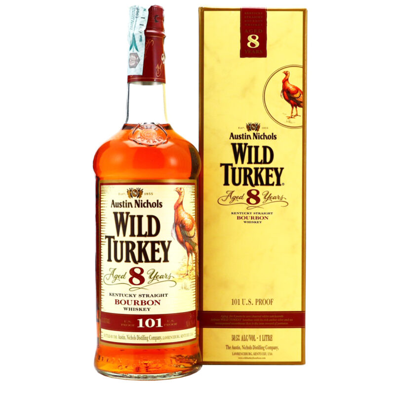 Wild Turkey 8 Year Old 101 Proof 1L Old Version - Image 2