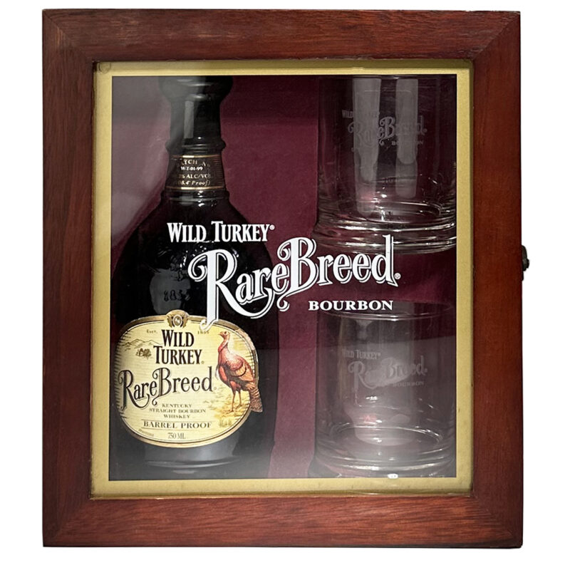 Wild Turkey Rare Breed Barrel Proof Batch W-T-01-99 Gift Set 2 Glasses - Image 3