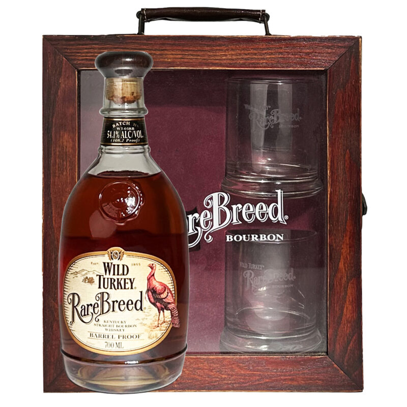 Wild Turkey Rare Breed Barrel Proof Batch WT-03RB Gift Set 2 Glasses - Image 2