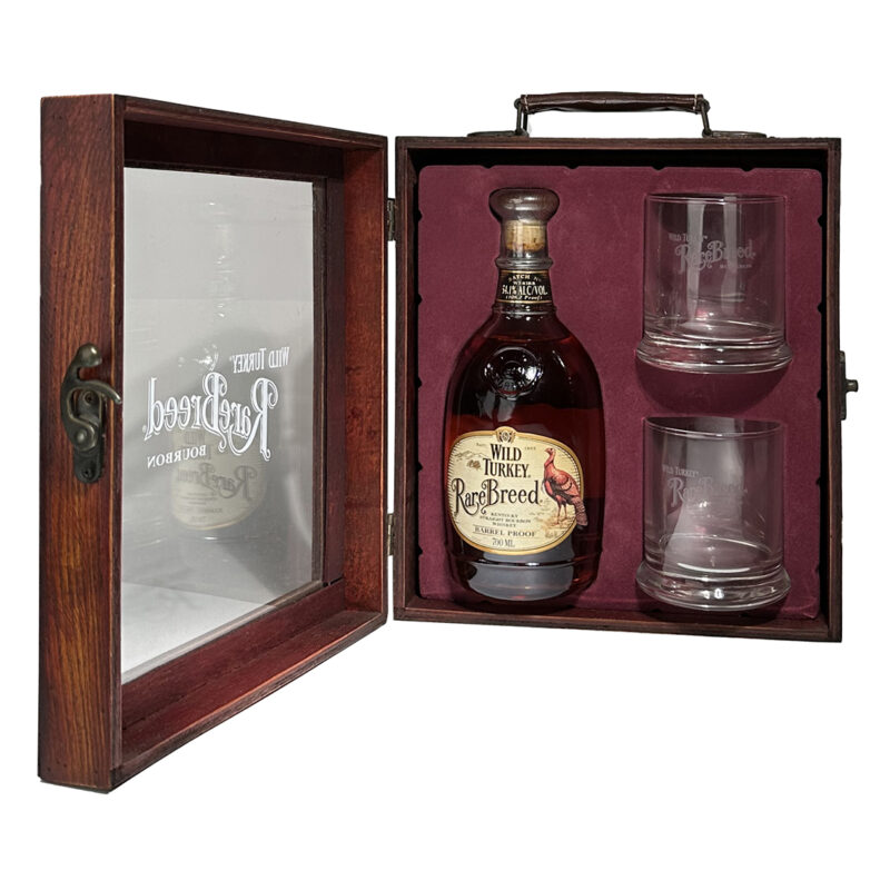 Wild Turkey Rare Breed Barrel Proof Batch WT-03RB Gift Set 2 Glasses - Image 4